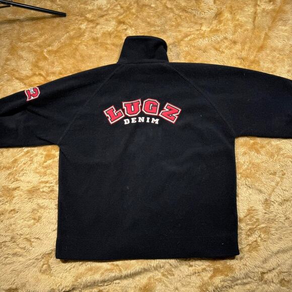 Vintage Lugz Y2K Fleece Button Closure Jacket Men's Size L Warm - Picture 4 of 6